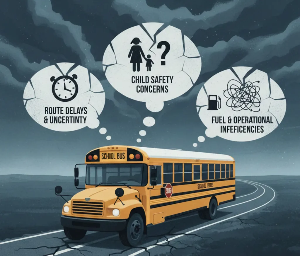 Issues Faced Without A School Bus GPS Tracker